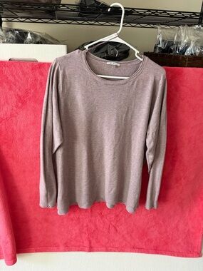 Talbots Mauve Crewneck Pullover Sweater